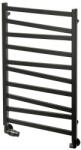 Radeco RIVER 1 fürdőszobai csőradiátor 600x530mm 235W RAL 9005 FEKETE
