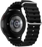 Huawei Watch GT 5 (46 mm) okosóra szíj - F- Design FS01 - fekete szilikon szíj (szíj szélesség: 22 mm) - tokgalaxis