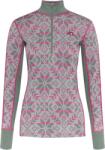 Kari Traa Else Half Zip Baselayer női funkcionális pulóver M / bézs/zöld