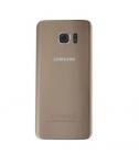 Samsung G935 Galaxy S7 Edge akkufedél (hátlap) kamera lencsével és ragasztóval, arany OEM