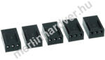  Phobya Ventilátor Power csatlakozó 3-pólusú , beleértve a 3-tüskét - 5 db fekete