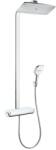Hansgrohe Raindance Select E, zuhanygarnitúra Showerpipe 360 termosztáttal, EcoSmart 9 l/perc, fehér/króm, HAN-27286400 (HAN-27286400)
