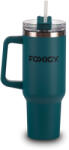 FOXIGY Autós thermo bögre szívószállal 1200 ml Navy Blue