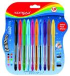 Keyroad Golyóstoll 0, 7 mm 10 db/bliszter Keyroad vegyes színek (KR972056) - tintasziget