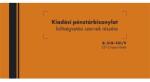 B. 318-101 25x2lapos "Kiadási pénztárbizonylat költségvetési szervek részére" nyomtatvány (B.318-101/V) - tintasziget