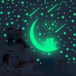 HARAHU Foszforeszkáló matricák - Macskák a Holdon KP16759