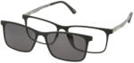 Solano Rame ochelari de vedere cu ClipON polarizat pentru Barbati Solano CL 90187A, Plastic, Negru, 56 mm (CL 90187A) Rama ochelari