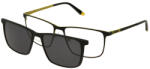 Solano Rame ochelari de vedere cu ClipON polarizat pentru Barbati Solano CL 10198A, Metal, Negru, 57 mm (CL 10198A) Rama ochelari