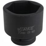 VERKE Levegős dugókulcs hatszögletű dugó kulcs krova fej crova 1" 70mm V39412 (V39412)