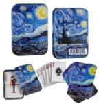 Javier Van Gogh Csillagos éj Römi kártya/francia kártya fémdobozban - 1 pakli (IMO-JV-13-262)