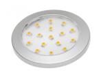GTV LD-LU16ZB-53 LED lámpatest Lumino ezüst 12V DC, 1.5W, 16 SMD3528, hideg fehér, 2m kábel miniAMP-val (LD-LU16ZB-53)