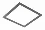 GTV LD-MAW24W-NBP-10 MATIS PLUS LED lámpatest, mélysugárzó, 24W, fekete, 4000K, 2000lm, AC220-240V, hornyos, IP20, 120° (LD-MAW24W-NBP-10)