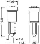 ams-OSRAM Bec, lumini bord ams-OSRAM 2723DWP-2BL - centralcar