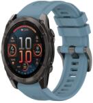  SILICONE Cserélhető szíj Garmin Fenix 8 51mm kék-szürke