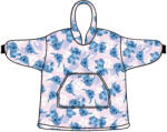  Disney Lilo és Stitch, A csillagkutya Light Rose belebújós plüss polár takaró, poncsó 3-6 év