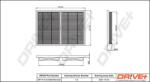 Dr! ve+ Filtru aer Dr! ve+ DP1110.10. 0383 - automobilus
