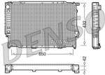 DENSO Radiator, racire motor DENSO DRM05054