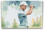  Festés számok szerint - Golf Méret: 40x60cm, Keretezés: Keret nélkül (csak a vászon)