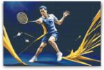  Gyémántszemes kirakó - Badminton Méret: 40x60cm, Keretezés: Műanyagtáblával, Gyémántok: Kerek