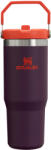 STANLEY Sticla Termos cu pai pliabil "The IceFlow" Stanley, 0.89l, Plum ST10-09993-538