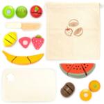 UMU Toys Set de joaca din lemn Fructe de feliat 23 piese UMU Toys (UM_1334) Bucatarie copii
