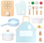 UMU Toys Set accesorii bucatarie pentru copii 18 piese UMU Toys (UM_1332) Bucatarie copii
