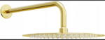 Mexen Slim 30 см дъждовен душ с душ рамо, злато - 79230211-50 (79230211-50)