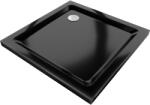 Mexen Flat квадратен душ-корито slim 70 x 70 см, черен, сифон хром - 40707070 (40707070)