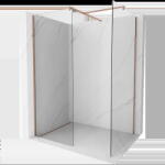 Mexen Kioto, душ преграда Walk-in 180 x 120 см, прозрачна, розово злато - 800-180-202-60-00-120 (800-180-202-60-00-120)