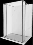 Mexen Kioto стенна преграда за душ 120 x 30 x 30 см, черна рамка, gun metal (800-120-030-222-95-70-030)