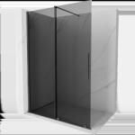 Mexen Velar плъзгаща се душ кабина Walk-in 150 x 200 см, графит 8 мм, сиви четки - 871-150-000-43-66 (871-150-000-43-66)