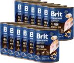 Brit Brit Premium by Nature halak halbőrrel 12x800g