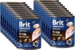 Brit Brit Premium by Nature halak halbőrrel 18x800g