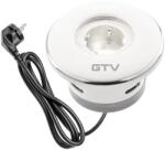 GTV AE-GM1SSHU-10 Redőny süllyesztett bútor foglalat, 1 schuko foglalat, 1, 5 m, fehér (AE-GM1SSHU-10)