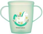 Canpol babies Чаша с дръжки Canpol - Toys, 250 ml, 12 м+, зелена (2/101_gre)