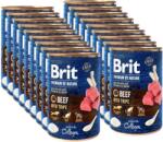 Brit Premium by Nature Carne de vită cu măruntaie 18x400g