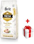 Brit Fresh Pui și cartofi Adult Great Life 12 kg + surpriză GRATUITĂ pentru câinele tău!