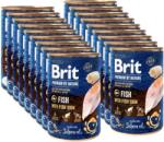 Brit Premium by Nature Pește cu piele de pește 18x400g