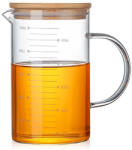  Üveg mérőpohár bambusz tetővel (1000 ml) (761G5)