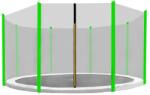 Capetan Capetan® 487cm Trambulinokhoz Pót Védőháló (Oszlopok És Szivacs Nélkül) Neon Zöld Rögzítő Zsákkal