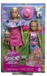 Mattel Barbie Si Stacie Set Papusa Barbie Si Papusa Stacie Iubitoare De Catei (MTHRM09) - ookee Papusa Barbie