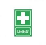  munkavédelmi tábla pvc 150x200 elsősegélyhely