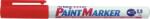 Artline Marker cu vopsea Artline 444XF, corp metalic, varf rotund 0.8mm - rosu (EK-444XF-RE) - forit