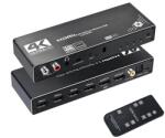 Thunder Audio Thunder Germany SWP-402, 4×2 HDMI 4K kapcsoló és elosztó, ARC + távirányító