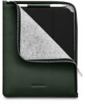 WOOLnut iPad Pro és Air Cipzáros Bőrtok - 11", Zöld