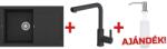 Elleci - EASY4 szett - mosogató + csaptelep + ajandék mosogatószer-adagoló - EASY4SZETT (EASY4SZETT)