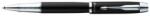 Parker Rollertoll, 0, 5 mm, ezüst színű klip, fekete tolltest, PARKER "IM Royal", fekete (7060247001)