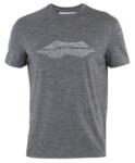 Icebreaker Merino 150 Tech Lite SS Tee Pukaki Reflected Men Tricou cu mânecă scurtă Icebreaker GRITSTONE HTHR-013 L