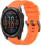  SILICONE Curea înlocuibilă pentru Garmin Fenix 8 51mm portocaliu
