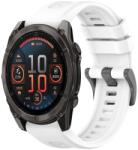  SILICONE Curea înlocuibilă pentru Garmin Fenix 8 51mm alb